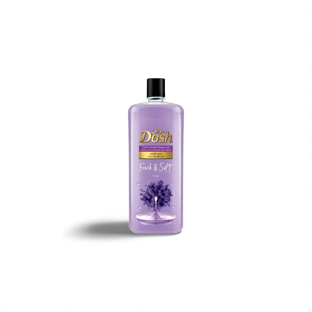 Dosh Fresh Soft Lavender Breeze Shower Gel 1 L Likemoon shop dosh-fresh-soft-lavender-breeze-shower-gel-1-l-likemoon-shop