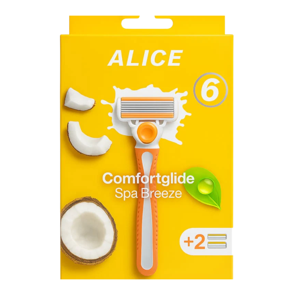 Alice Comfort Women's Razor Without Irritation 2 blades