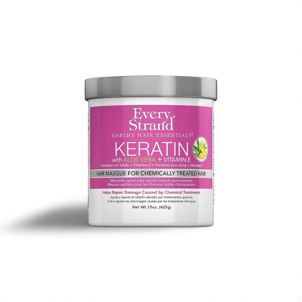 Strand Mask Every Strand Keratin With Aloe Vera & Vitamin E Hair Mask 425 gm ...