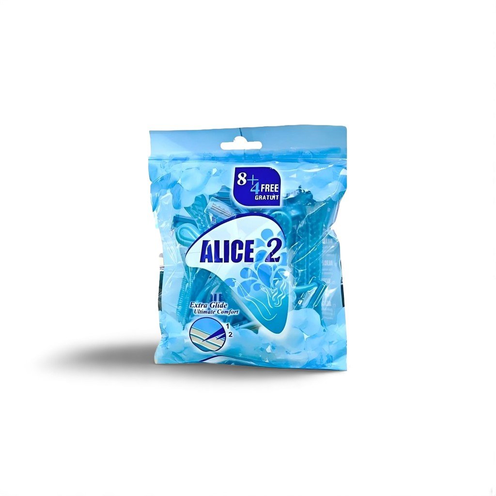 Alice Razor For Women 2 Dual Blade Extra Glide Ultimate Comfort Pack Of ...