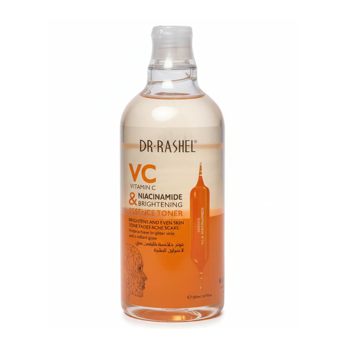 Dr.Rashel VC niacinamide brightining essence toner Vitamin C 500 ml