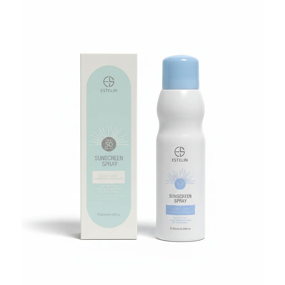 ESTELIN Ultra Light spray Invisible Sunscreen SPF 50 PA+++ / 50 gm