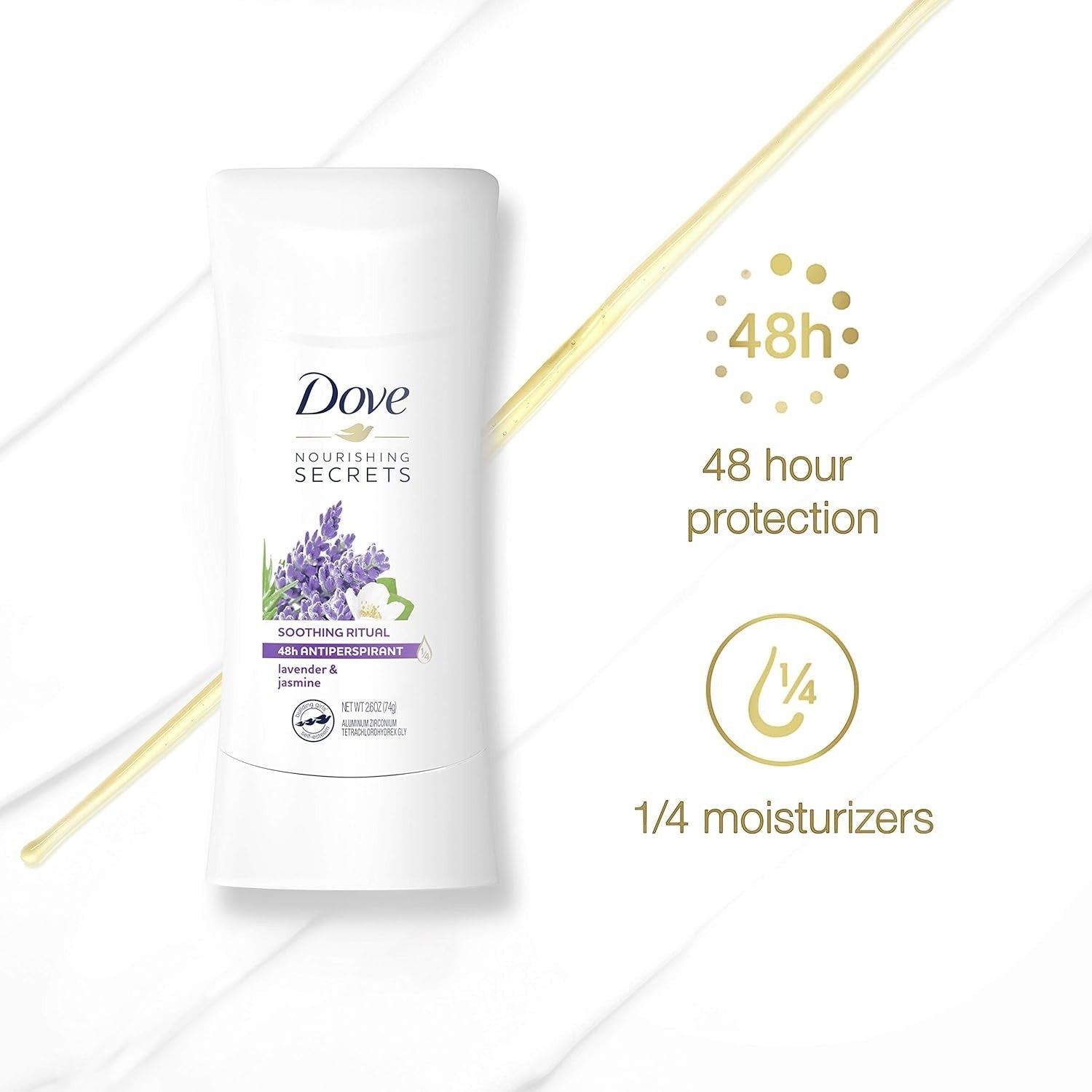 Dove Nourishing Secrets Antiperspirant Deodorant Stick – Lavender & Jasmine 74 gm