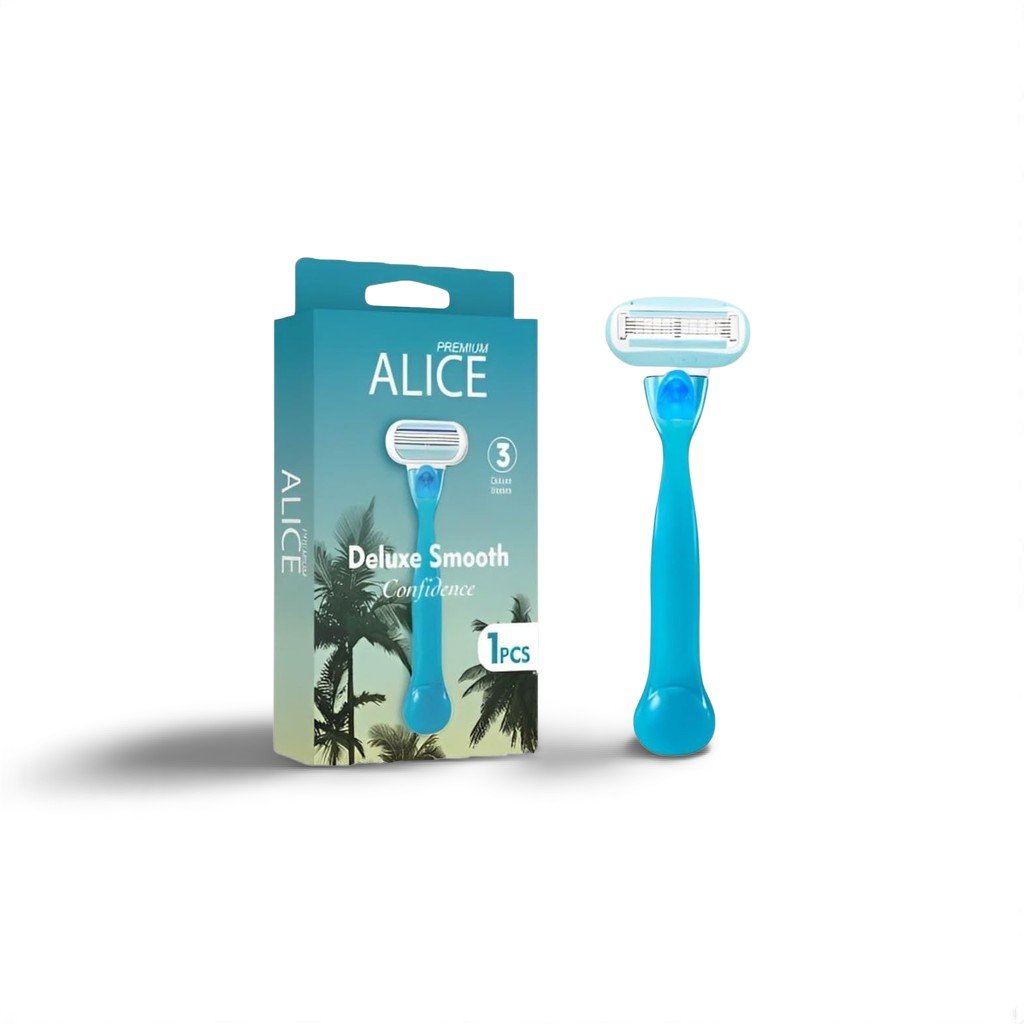 Alice Razor For Women Premium Alice Deluxe Smooth 3 Blades (AS-21 ...
