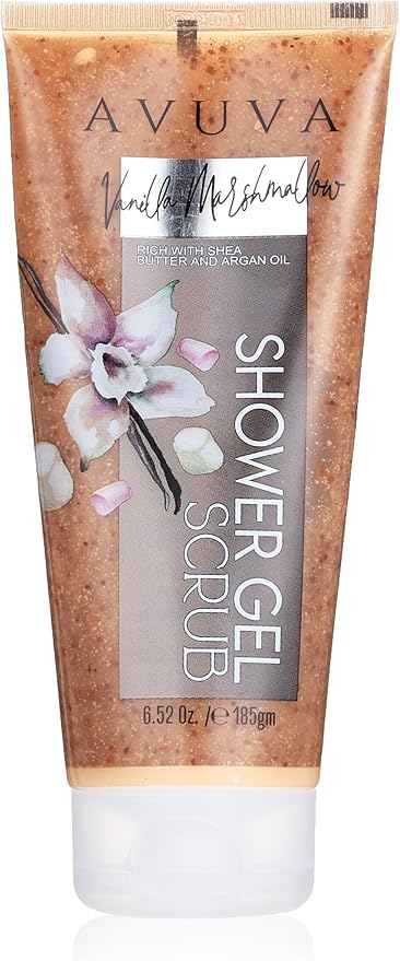 Avuva shower scrub vanilla marshmallow 185m