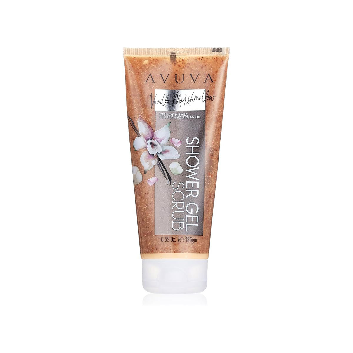 Avuva shower scrub vanilla marshmallow 185m