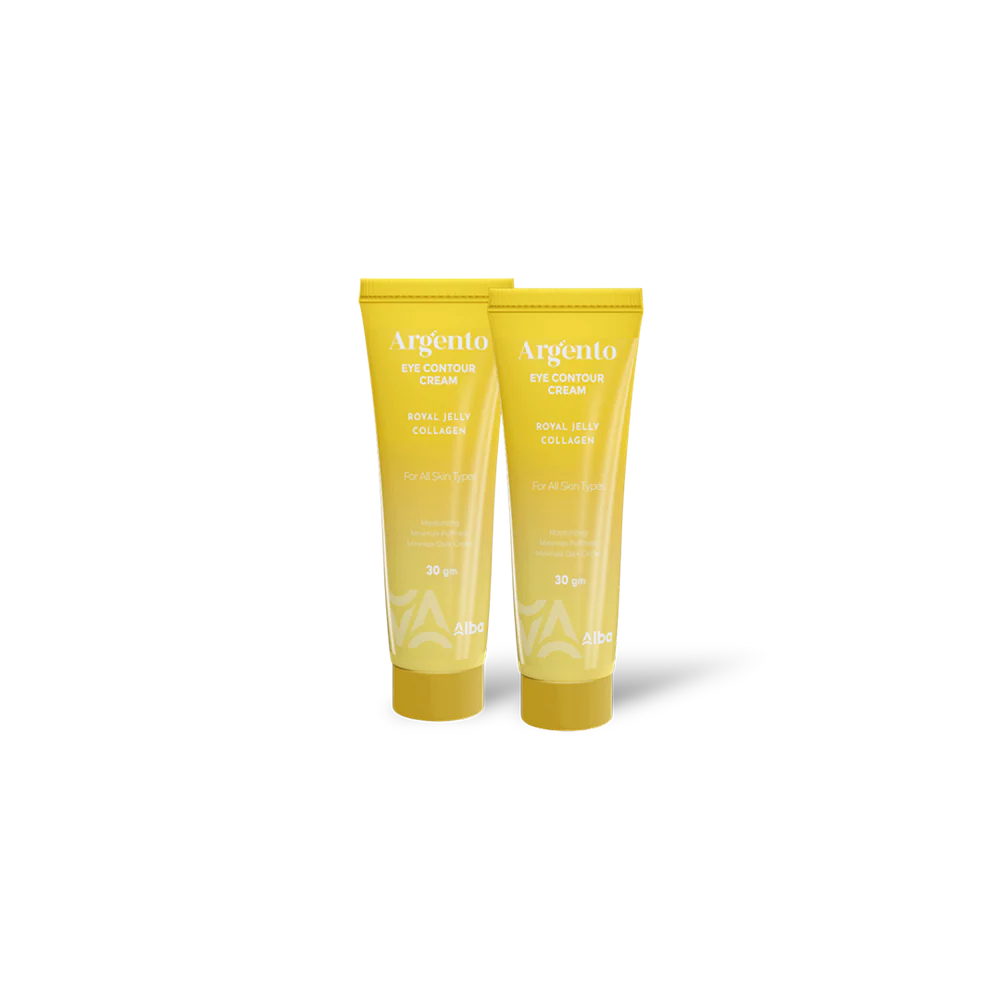 كريم أرجينتو آي كاونتر للعناية بالعينين بحليب ملكات النحل والكولاجين 60 جم عرض 1+1