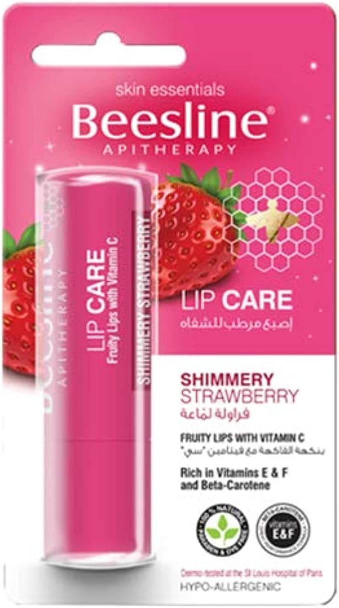 Beesline Lip Care Shimmery Strawberry