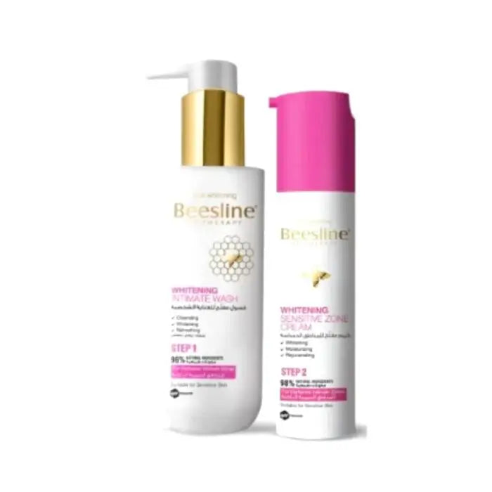 Beesline Whitening Intimate Wash - 200ml + Beesline Whitening Sens Zone Cream - 50ml - Promo Pack