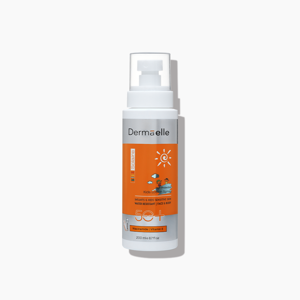 Dermaelle kids-Solaire spf 50 face and body lotion spray 200 ML