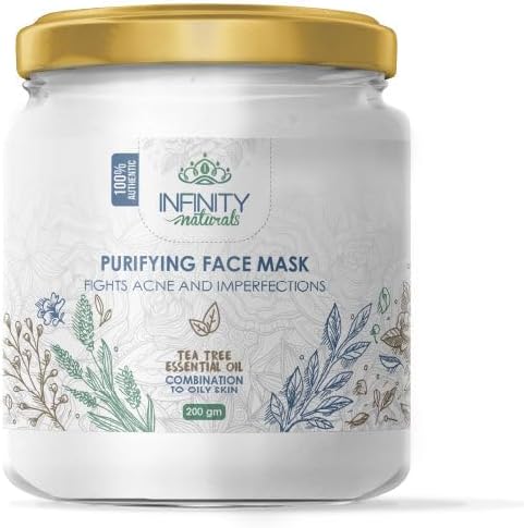 Infinity Natural Purifying Facial Mask Tea Tree Essential Oil 200 gm