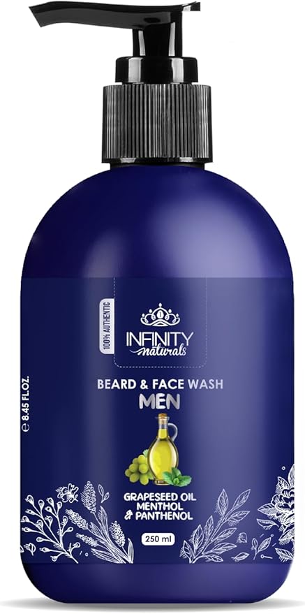 Infinity Naturals Beard & Face Wash for Men 250 ml