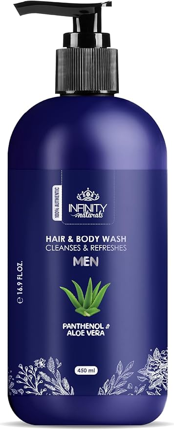 Infinity Naturals Hair & Body Wash for Men 450 gm