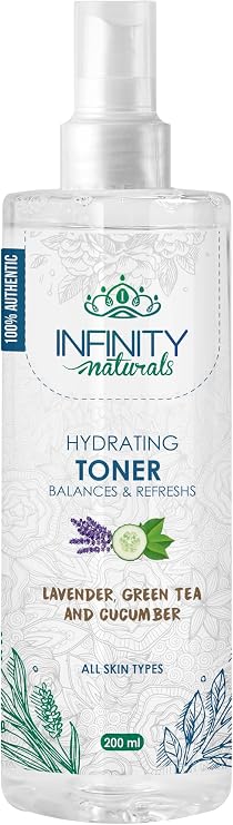 Infinity Naturals Hydrating Toner Lavender , Green Tea , Cucumber 200 ml