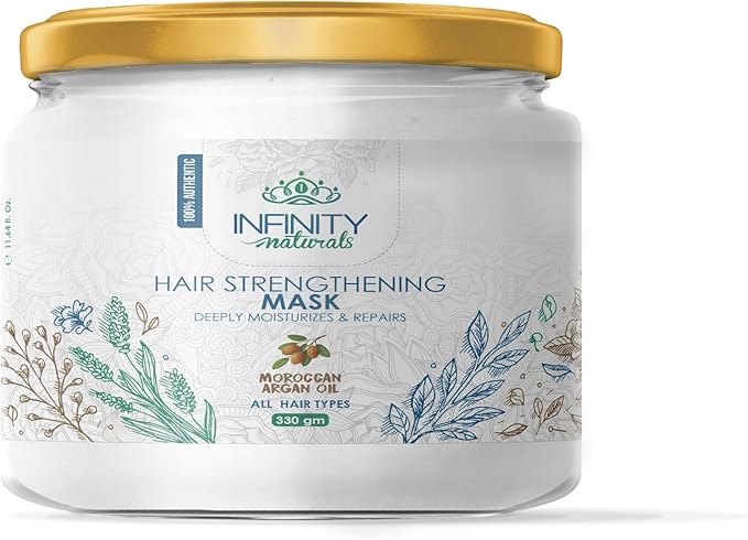 Infinity Naturals Moroccan Argan Oil Hair Strengthening Mask 330 gm