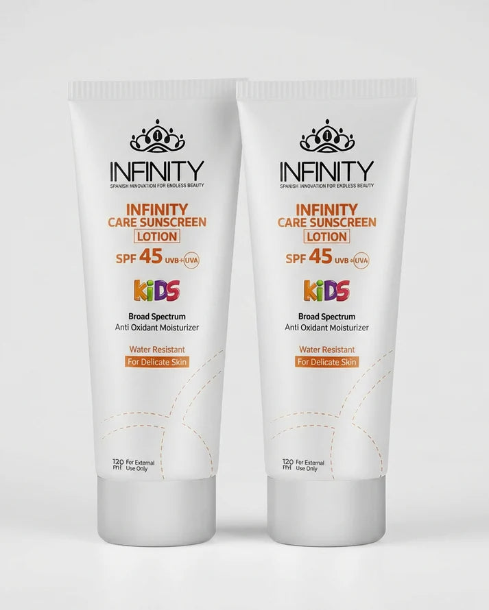 Infinity Spanish Labs Infinity Care Sunscreen Kids SPF45+ Buy 1 Get 1 Free 2 sunscreens/ 120 ml