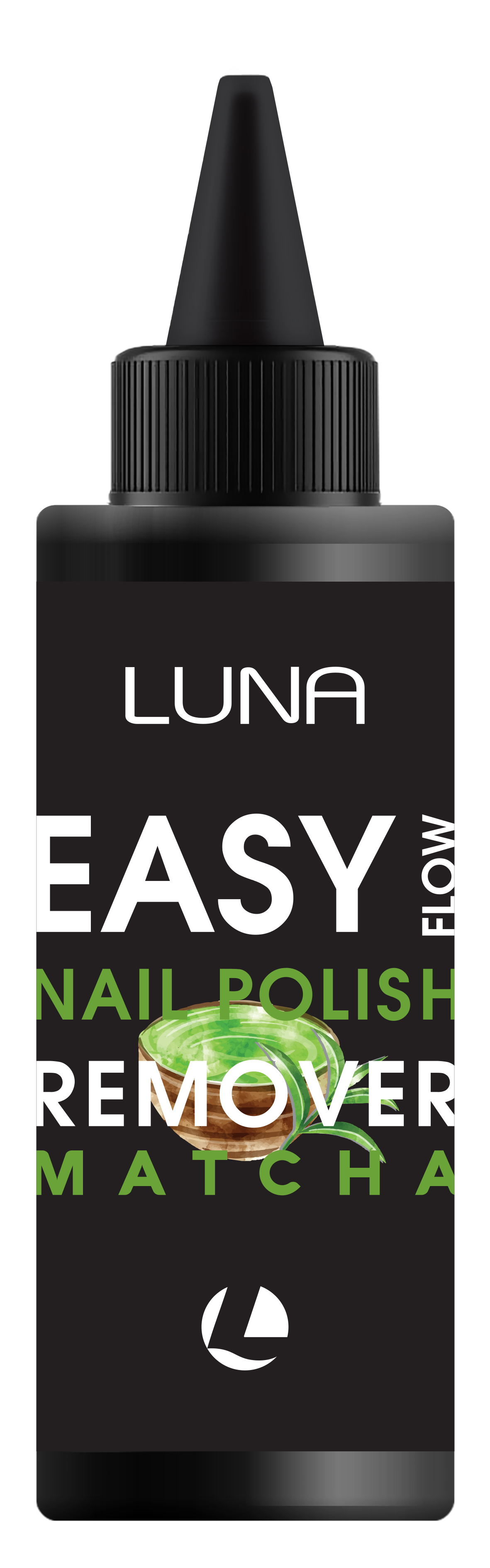 LUNA Easy Flow Nail Polish Remover- Matcha 100 ml