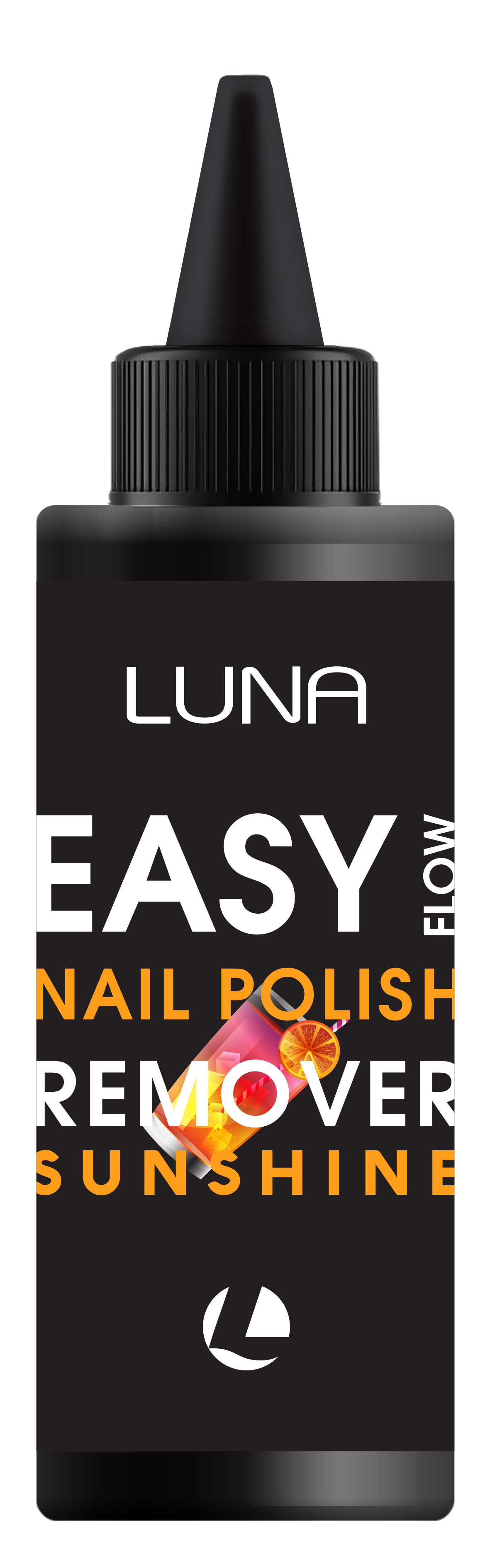 LUNA Easy Flow Nail Polish Remover- Sunshine 100 ml