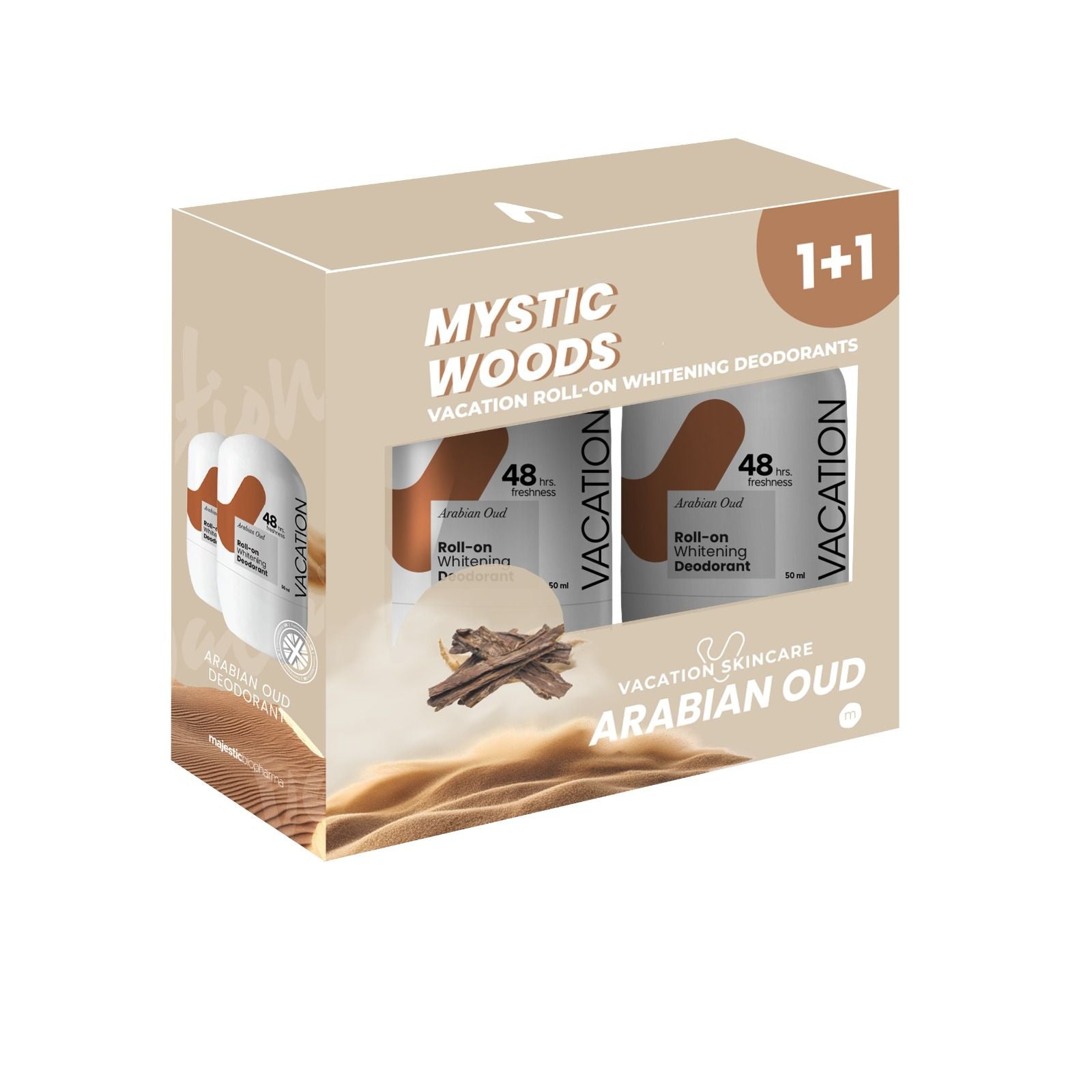 Vacation Deodorant prom pack Oud (1+1)