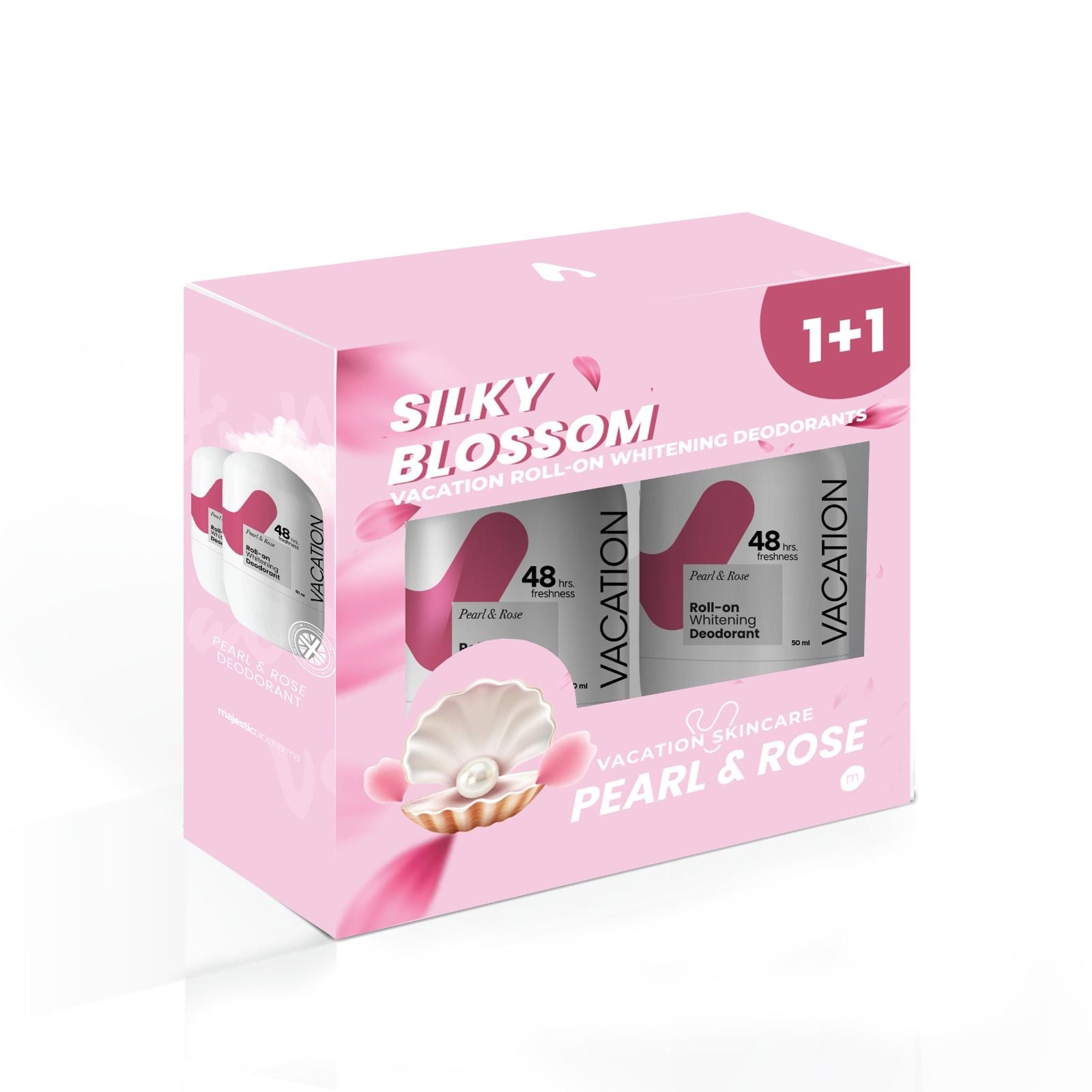 Vacation Deodorant prom pack Pearl and Rose (1+1)