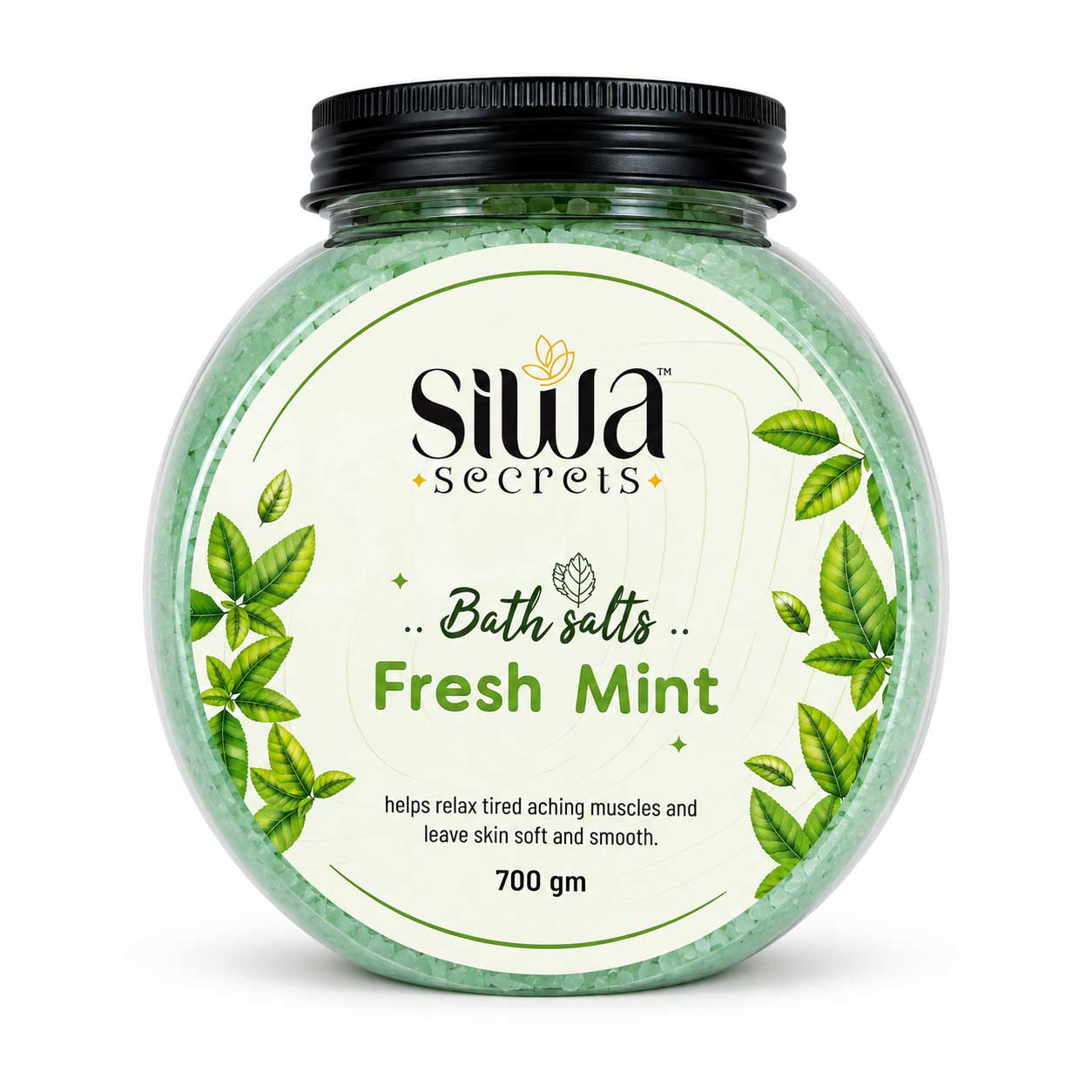 Siwa secrets bath salts fresh mint 700 gm
