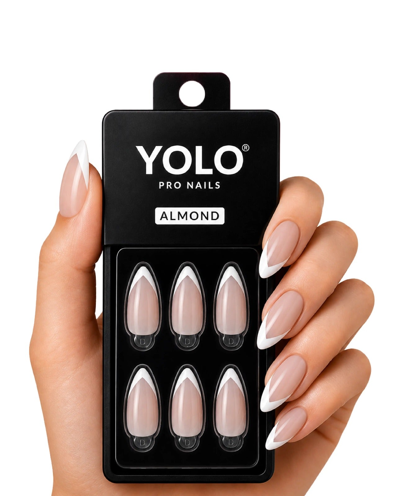 Yolo Pro Fake Nails - A-100 Babe French