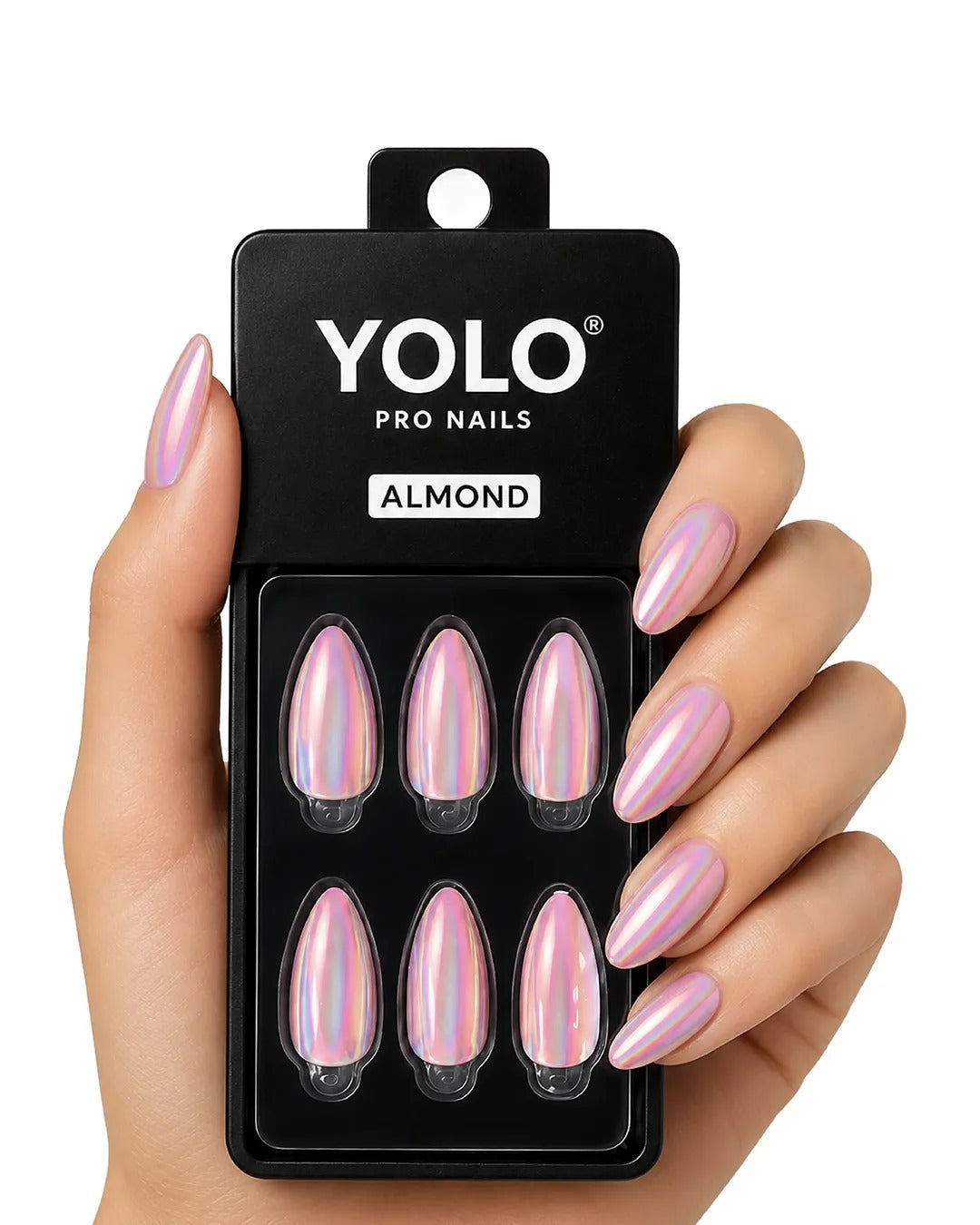 Yolo Pro Fake Nails - A-106 Holo Glaze