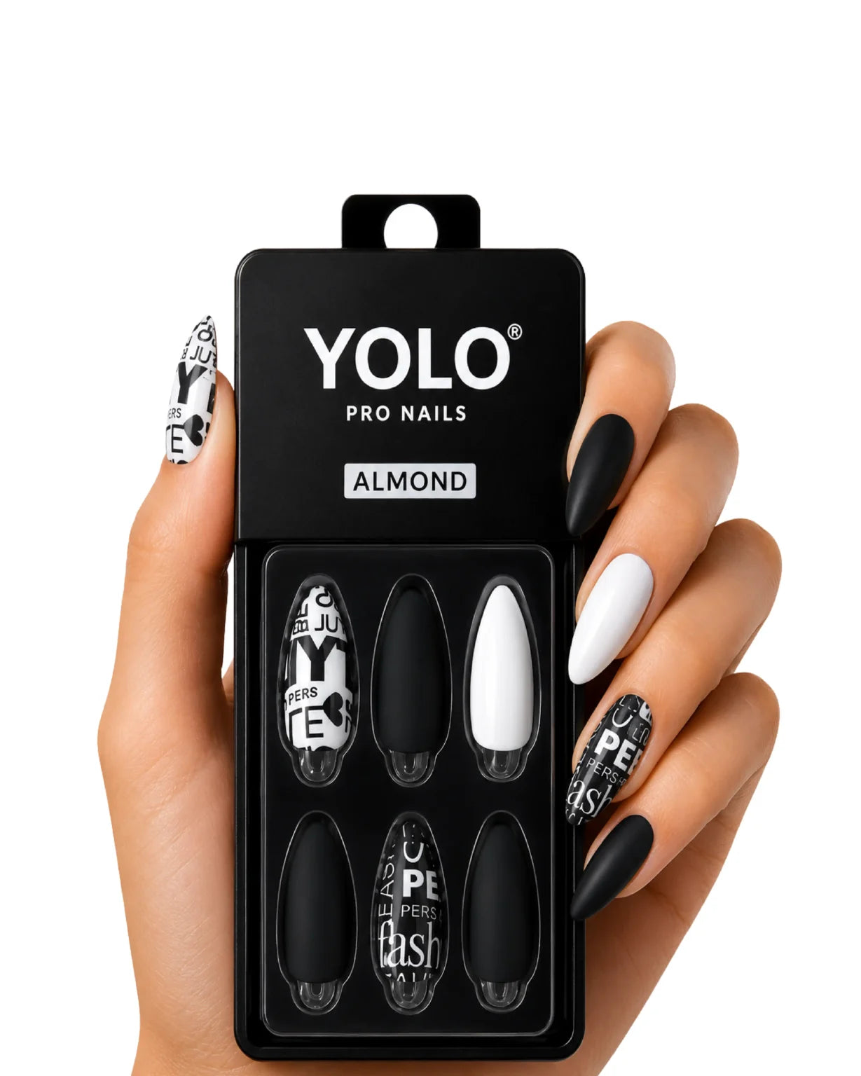 Yolo Pro Fake Nails - A-109 Mono