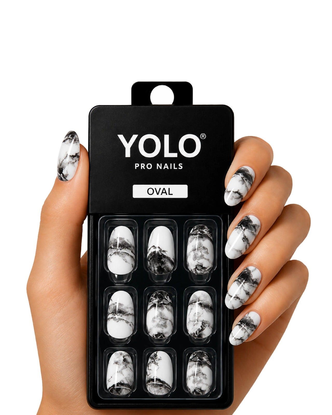 Yolo Pro Fake Nails - O-101 Marbel