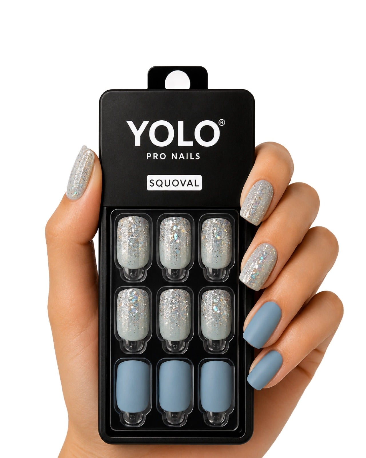 Yolo Pro Fake Nails - SS-103 Crystal