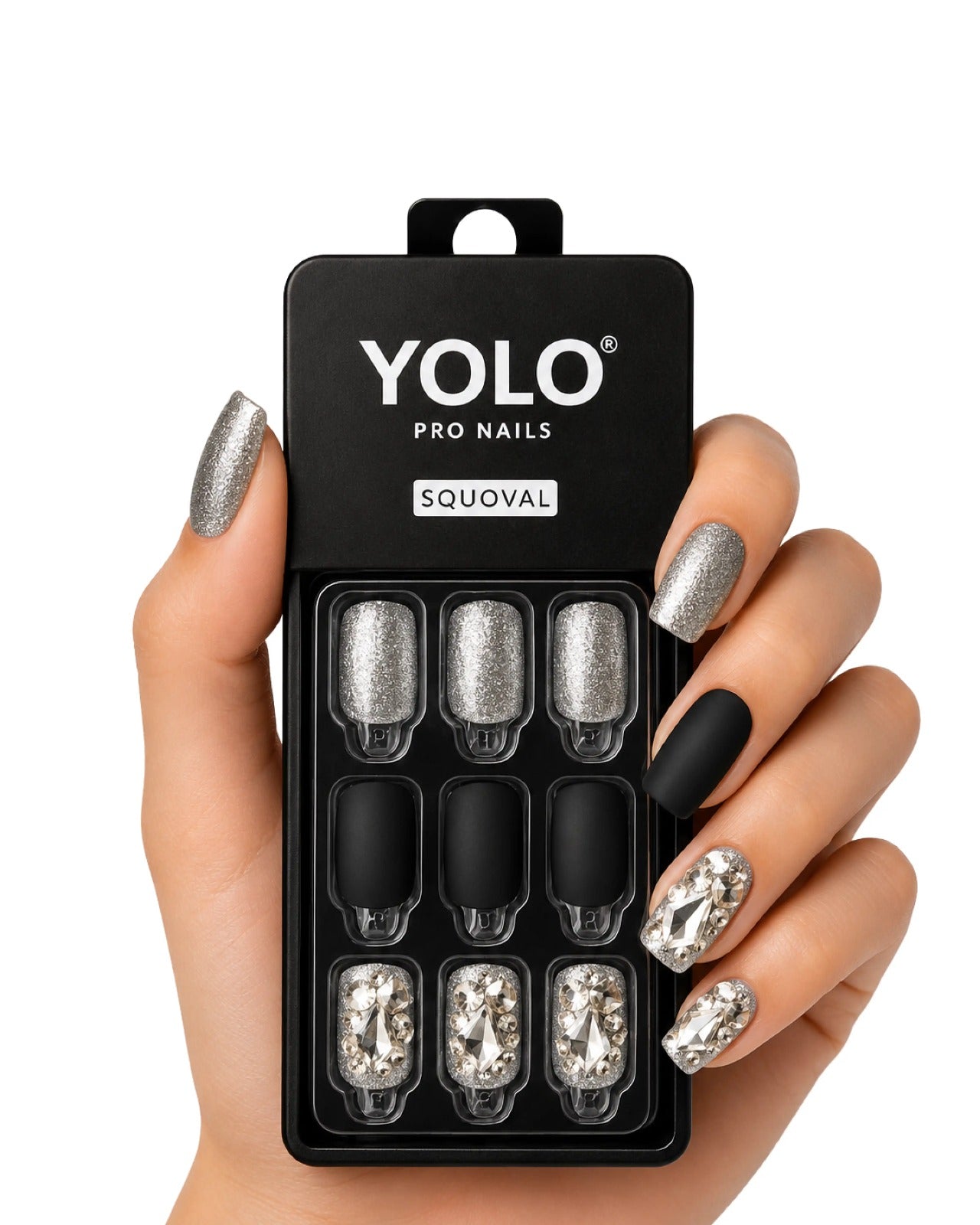 Yolo Pro Fake Nails - SS-105 Noir