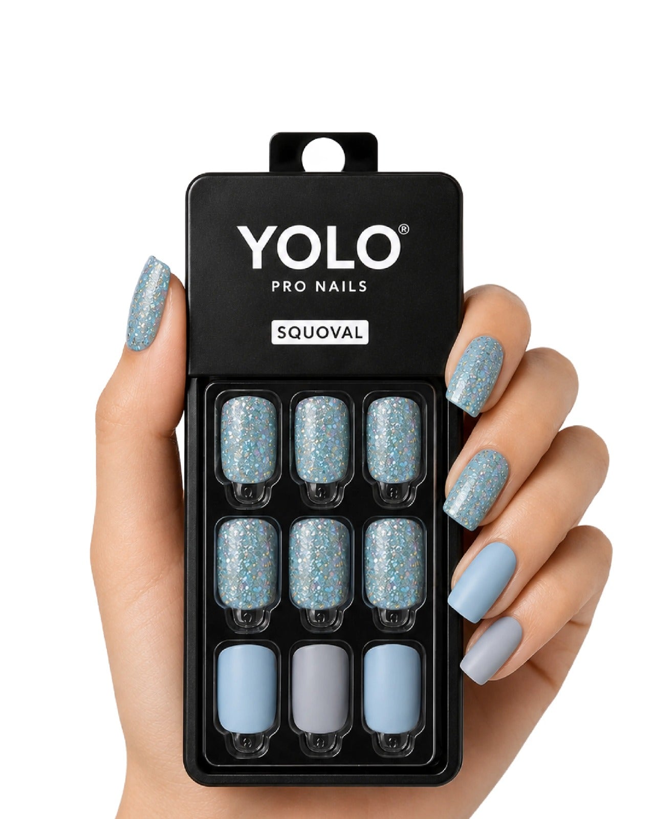 Yolo Pro Fake Nails - SS-108 Ocean