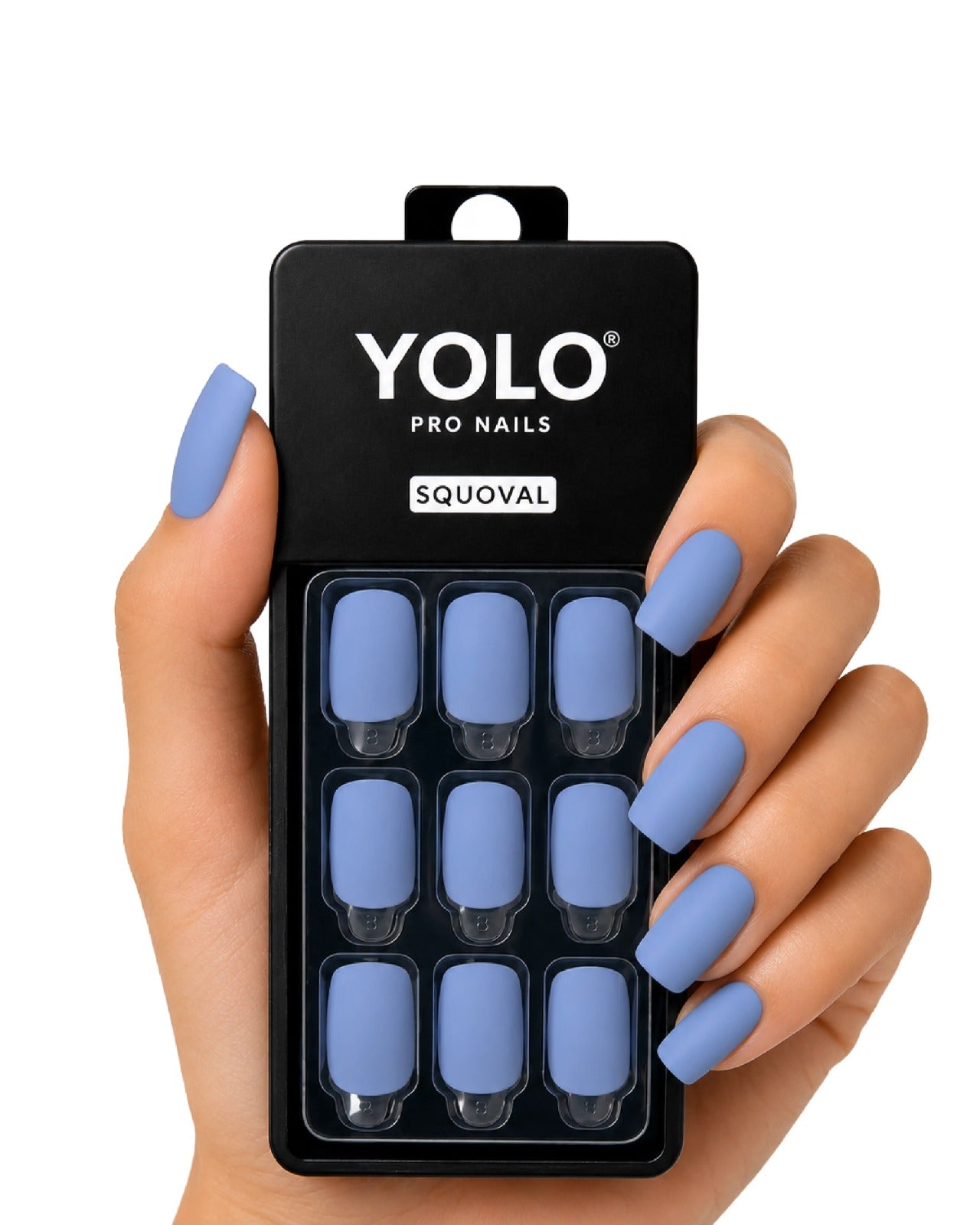 Yolo Pro Fake Nails - SS-119 Sky