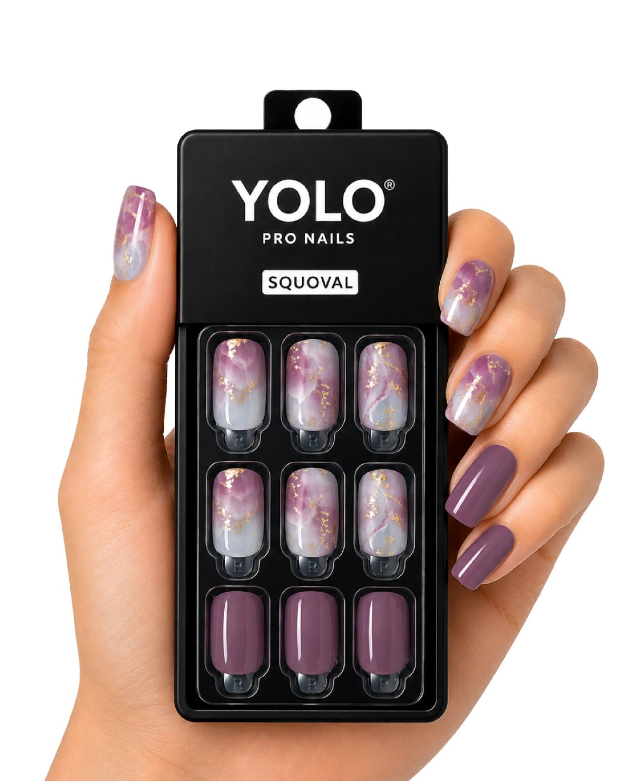 Yolo Pro Fake Nails - SS-125 Petal