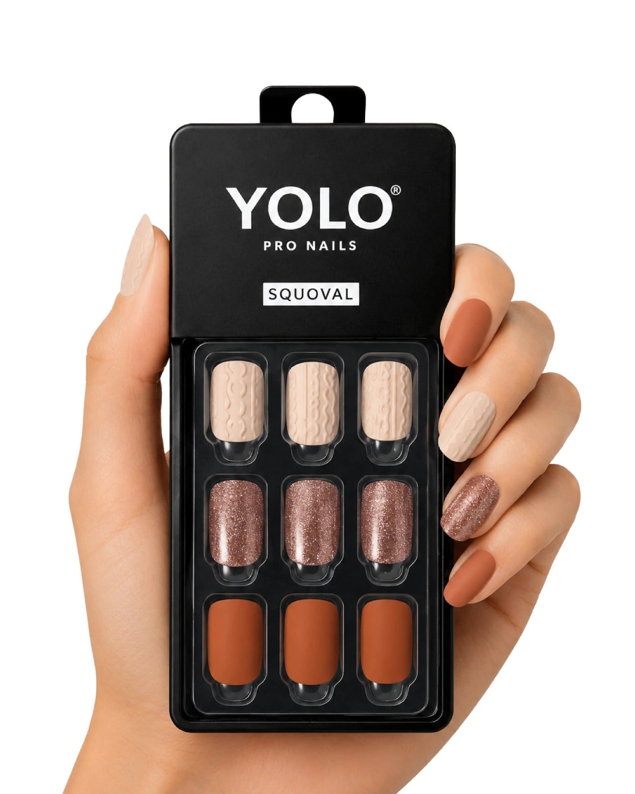 Yolo Pro Fake Nails - SS-139 Tanned
