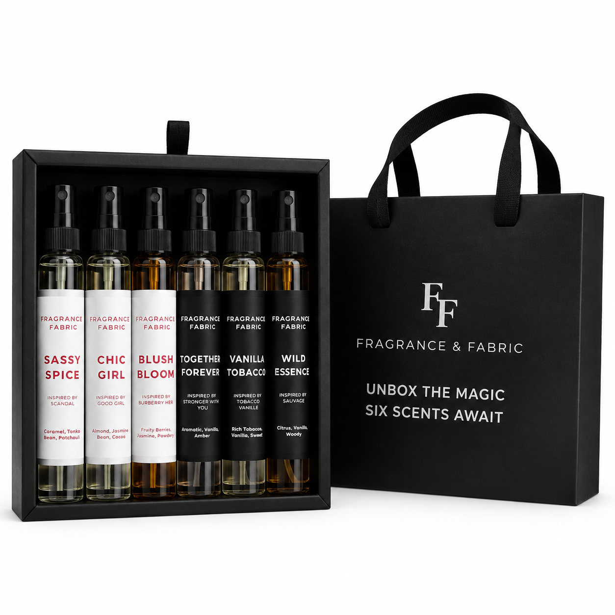 Fragrance & Fabric Unisex Unisex Set Of 6 Bottles x 10 ml