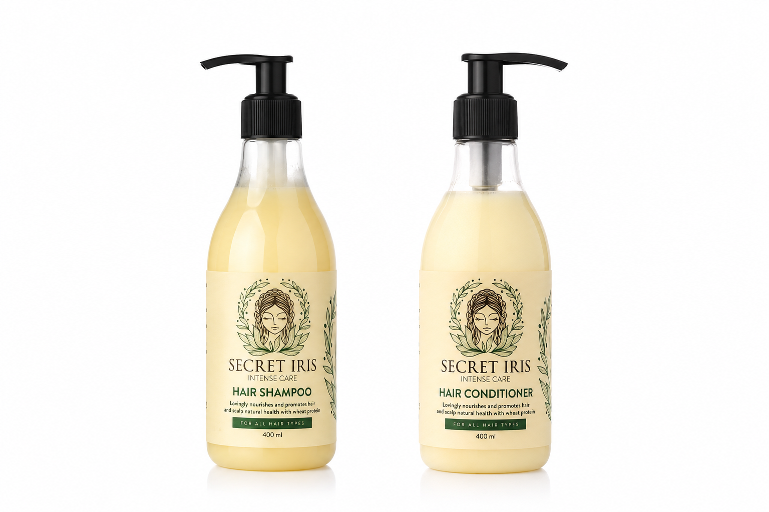 Secret Iris shampoo & conditioner 400 ml