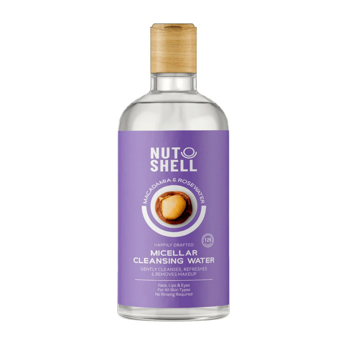 Nutshell Macadamia & Rose Micellar Cleansing Water - 250ml