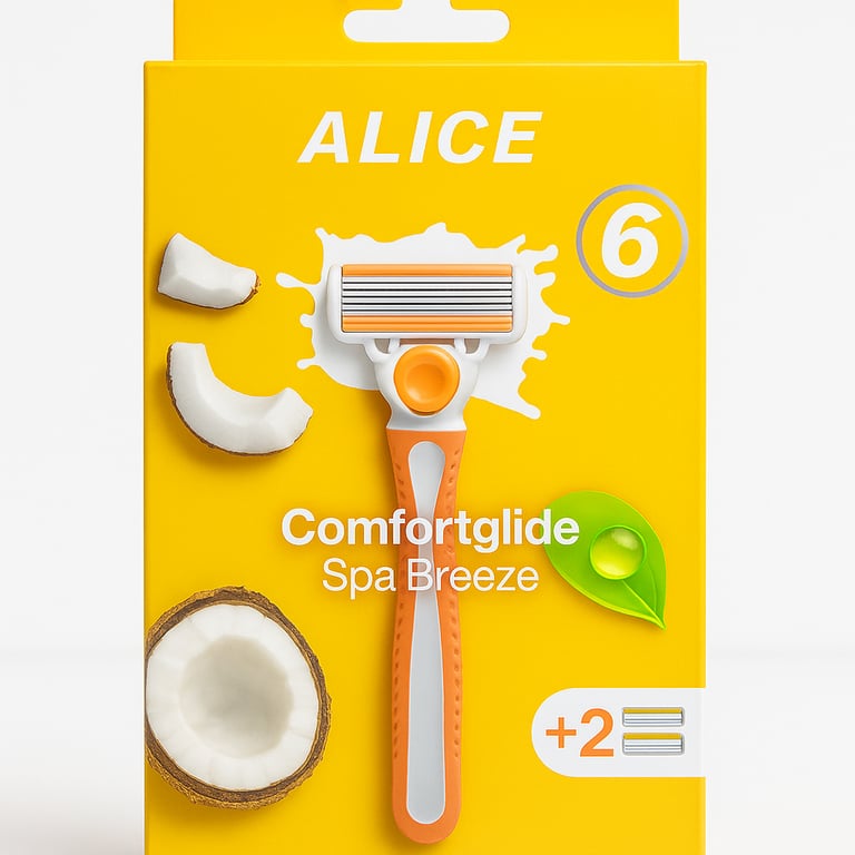 Alice Comfort Women's Razor Without Irritation 2 blades