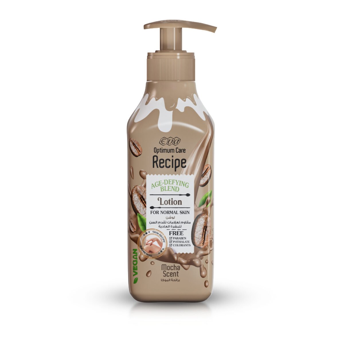 Eva Optimum Care Recipe Age Defying Blend Lotion For Normal Skin - Mocha Scent 370 Ml - Image 1